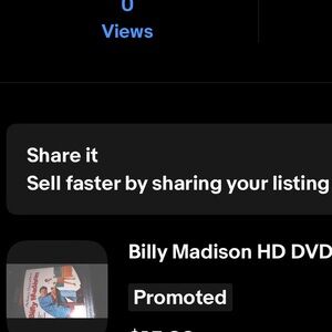 Billy Madison HD DVD - White Case with Colorful Cover Art